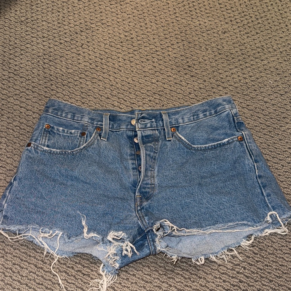 Levi's Classic Blue Jean Shorts